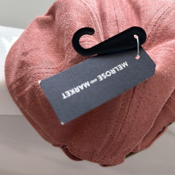 Melrose & Market Rose Pink Suede Hat - Picture 4 of 5